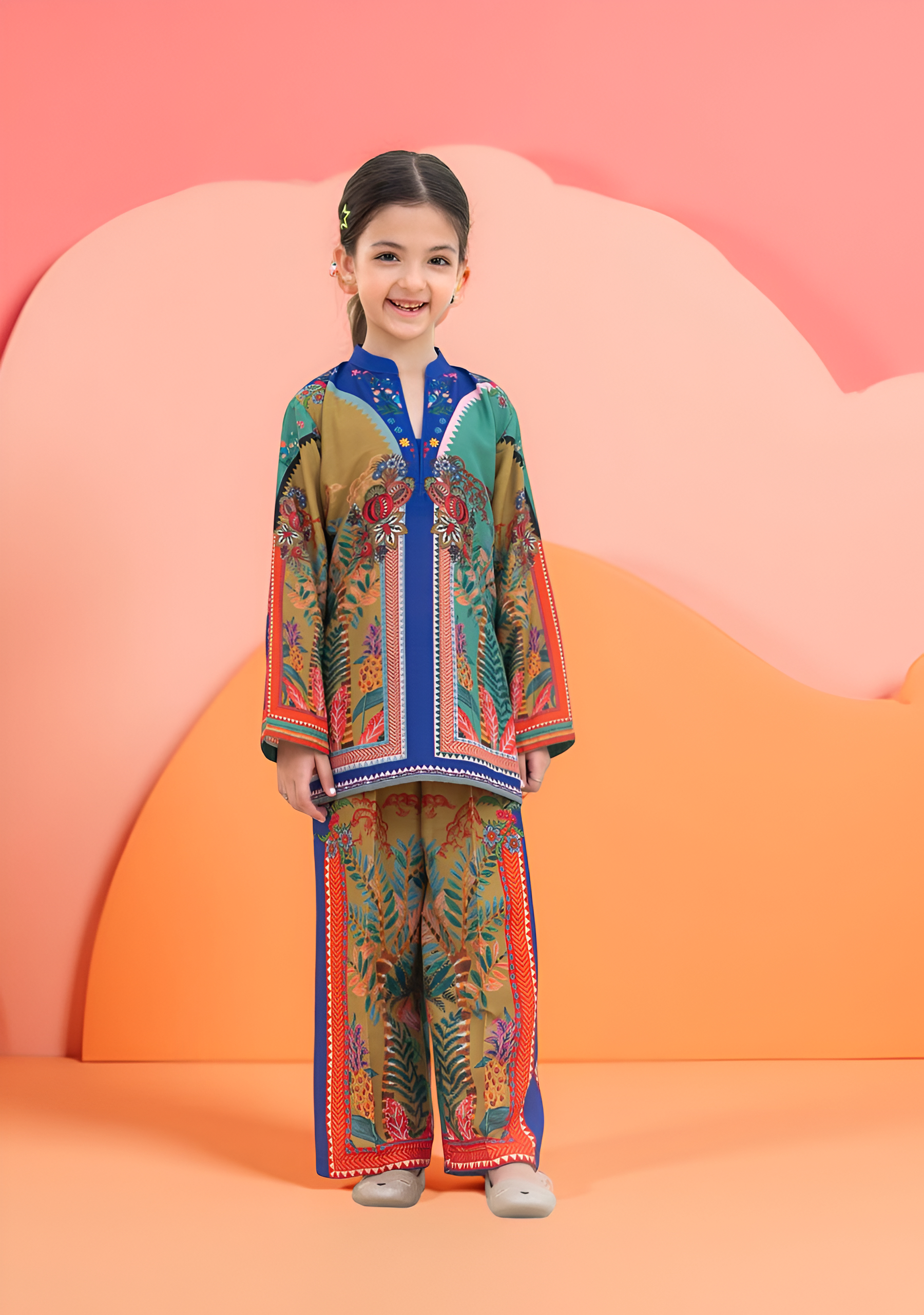 Tropical Mosaic Co-ord – K-3007
