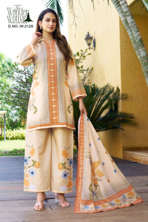 Peach Meadow Elegance Co-ord – 2129