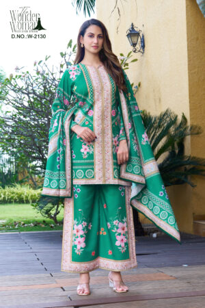 Emerald Blossom Royale Co-ord – 2130
