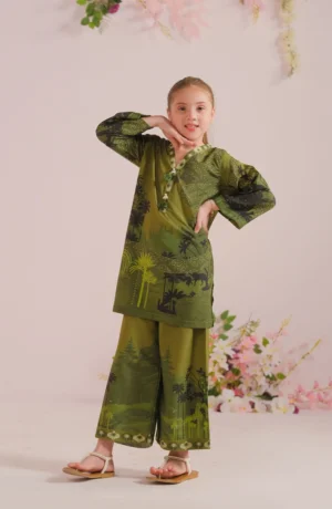 Tropical Fernscape Co-ord - K-3003 - 34 (10-12y)
